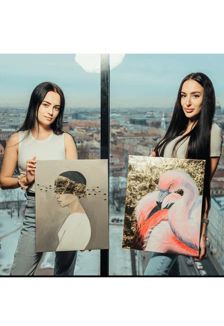 Постер: Арт-вечеринка Artvibes. Рисуем акрилом на холсте с видом на Исакий
