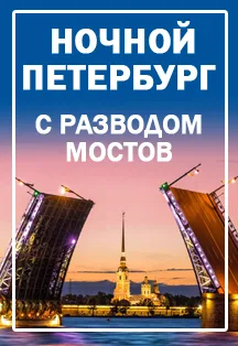 Ночной Петербург (автобус и теплоход)