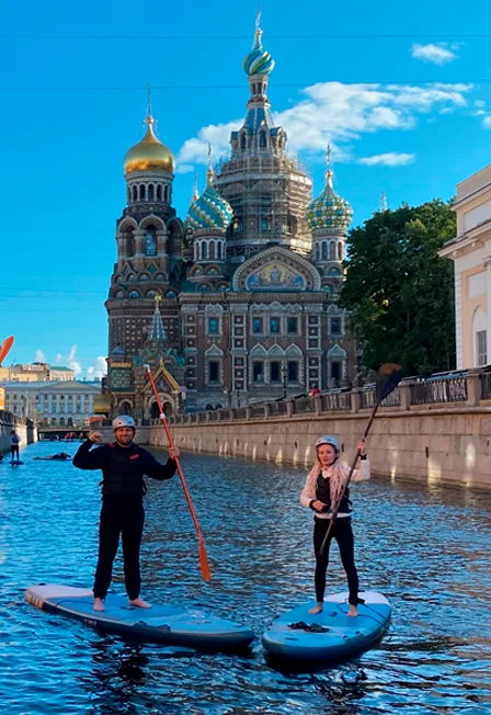 Экскурсия на сапбордах