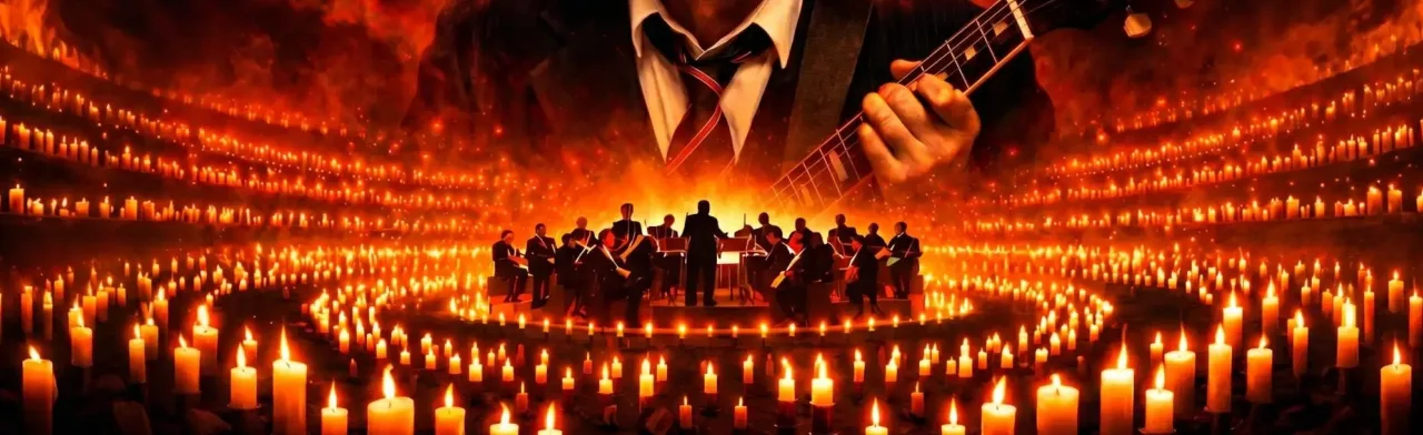 Симфония AC / DC при свечах