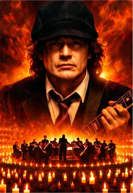Симфония AC / DC при свечах