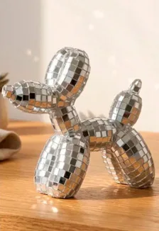 Зеркальный Balloon dog в стиле диско. Мастер-класс
