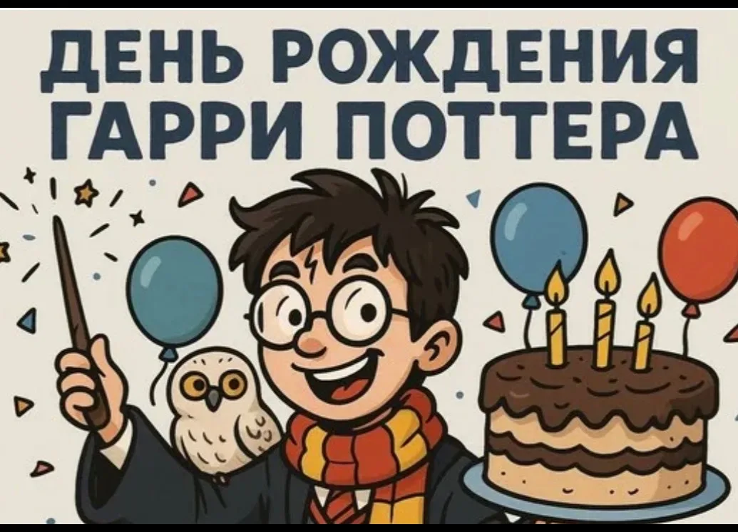 ДЕНЬ РОЖДЕНИЯ ГАРРИ ПОТТЕРА