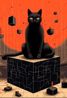 Постер: Кошка Шрёдингера
