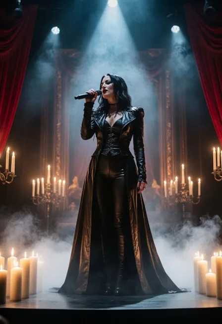 Вика Астрелина. Evanescence при свечах