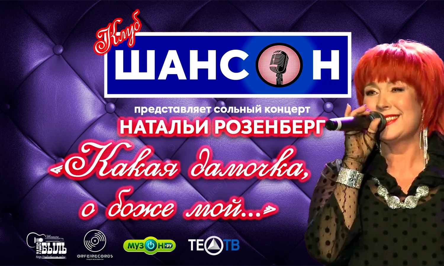 Сольный концерт Натальи Розенберг Какая дамочка, о боже мой...