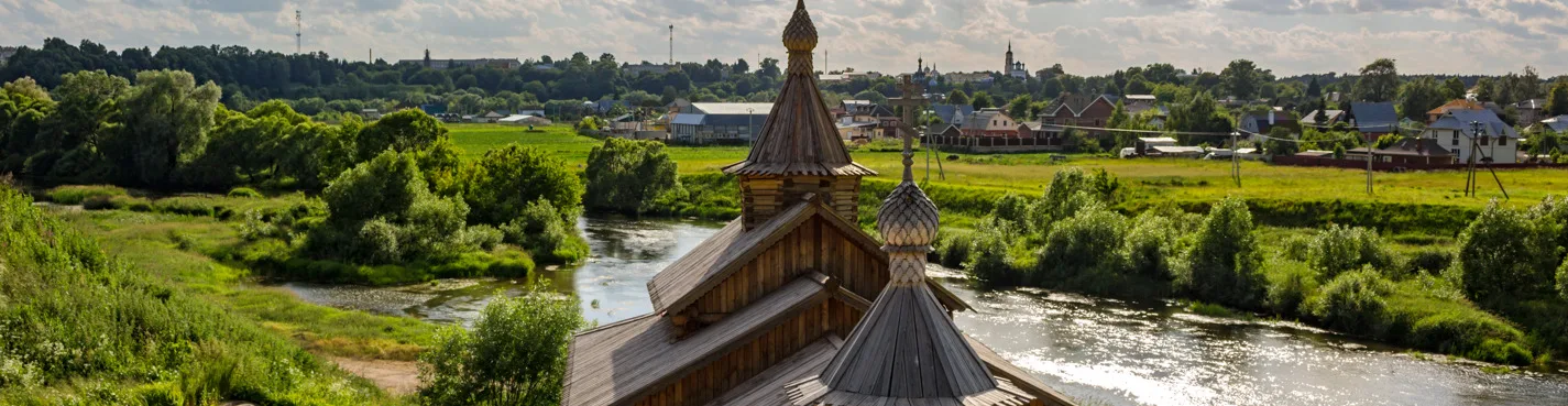 По Боровску с местным жителем