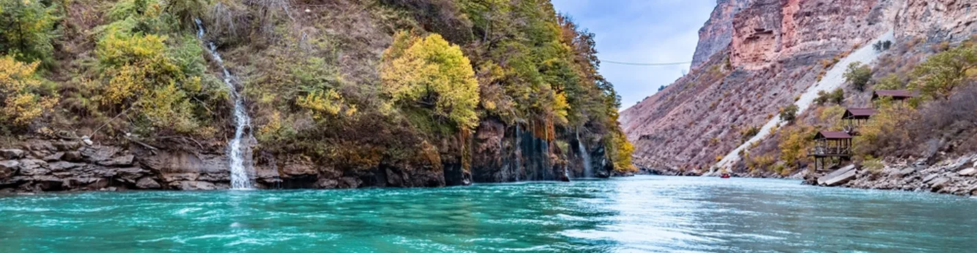 Сулакский каньон, катер по Чиркейскому водохранилищу и бархан Сарыкум