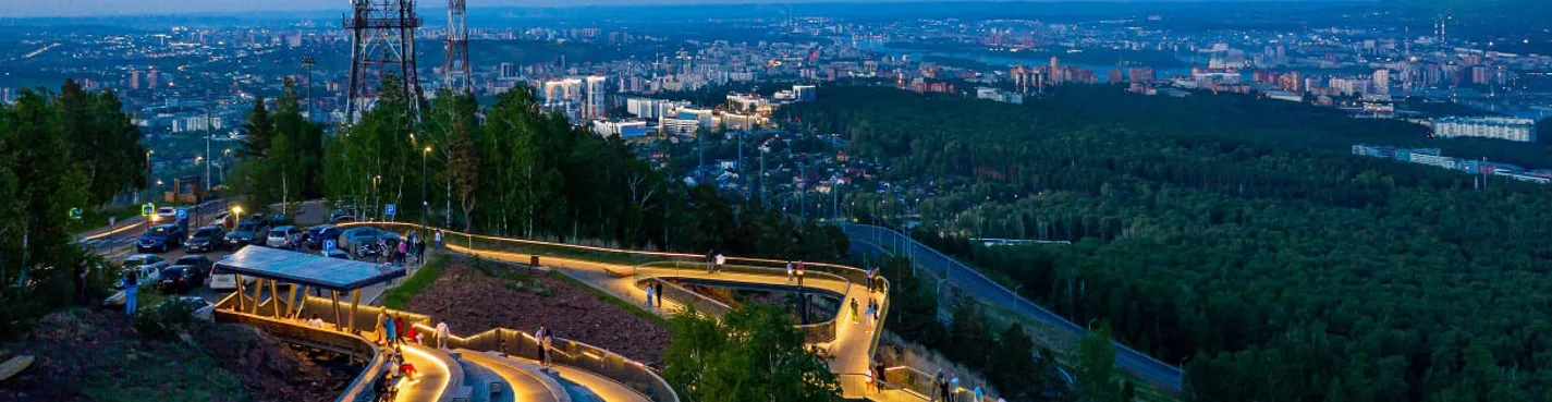 Красноярск как на ладони: лучшие смотровые площадки города