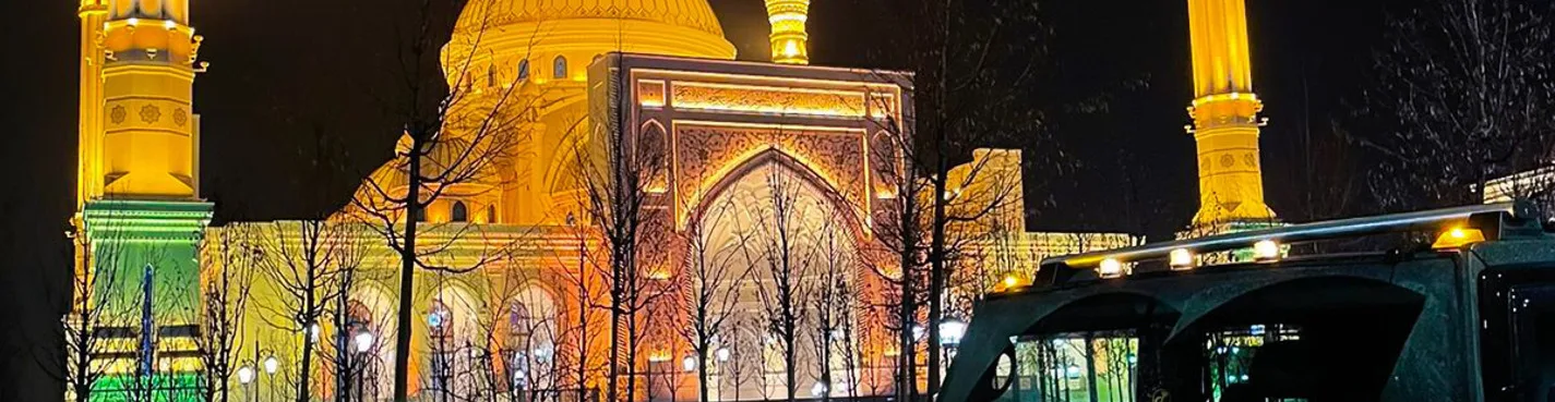 Ослепительные огни вечерней Чечни. Эксклюзивный трансфер