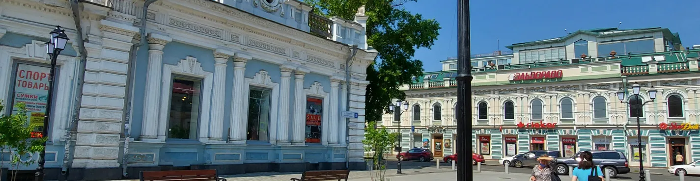 Улица Урицкого — пешеходная улица Иркутска