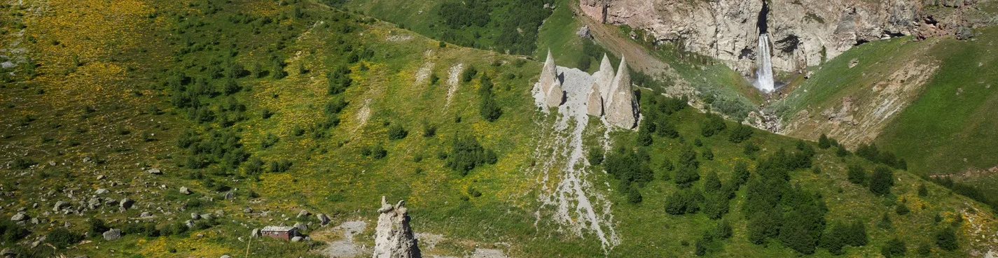 Урочище Джилы-Су: водопады и источники
